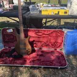 Guitar and case