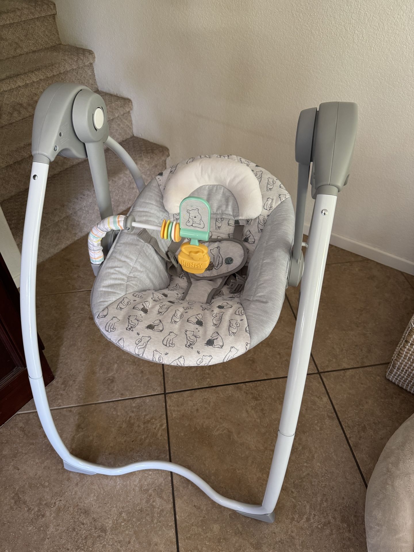 Musical Foldable Baby Swing 