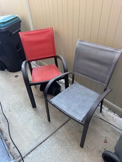 Patio chairs and table