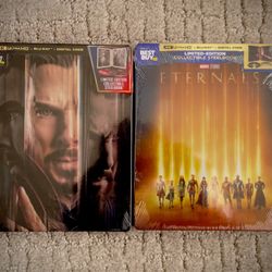 Doctor Strange : Multiverse of Madness &  Eternals 4K Steelbook (New)