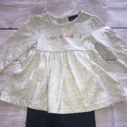 Calvin Kline 2/pc Outfit SZ:12M