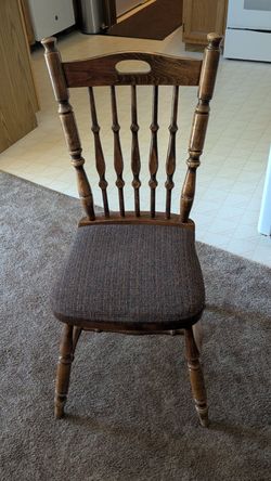 Six dining room chairs