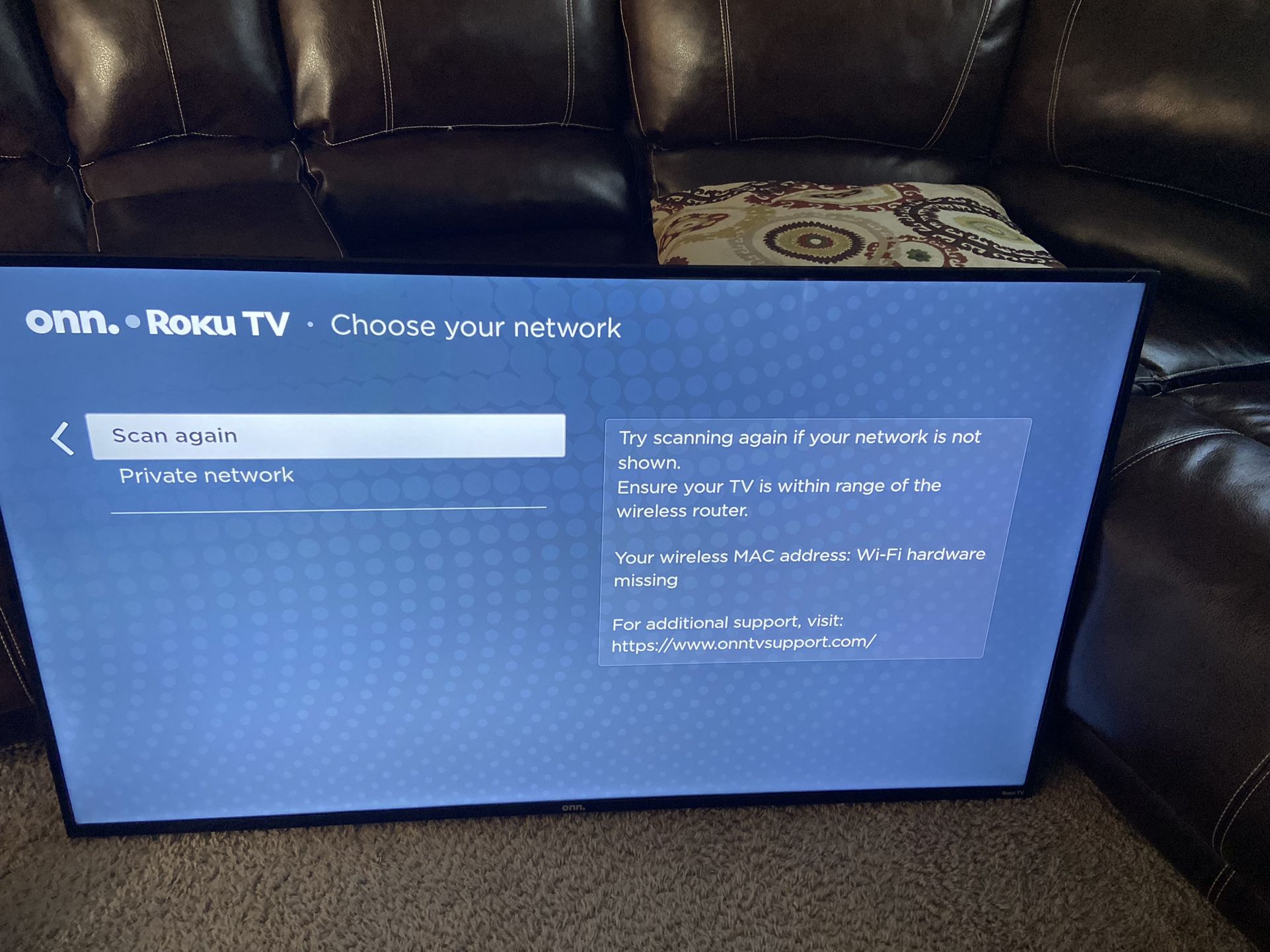 NEW ONN 55 TV - Read Description
