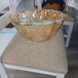 Glass Vase / Bowl Hand Made In Italy