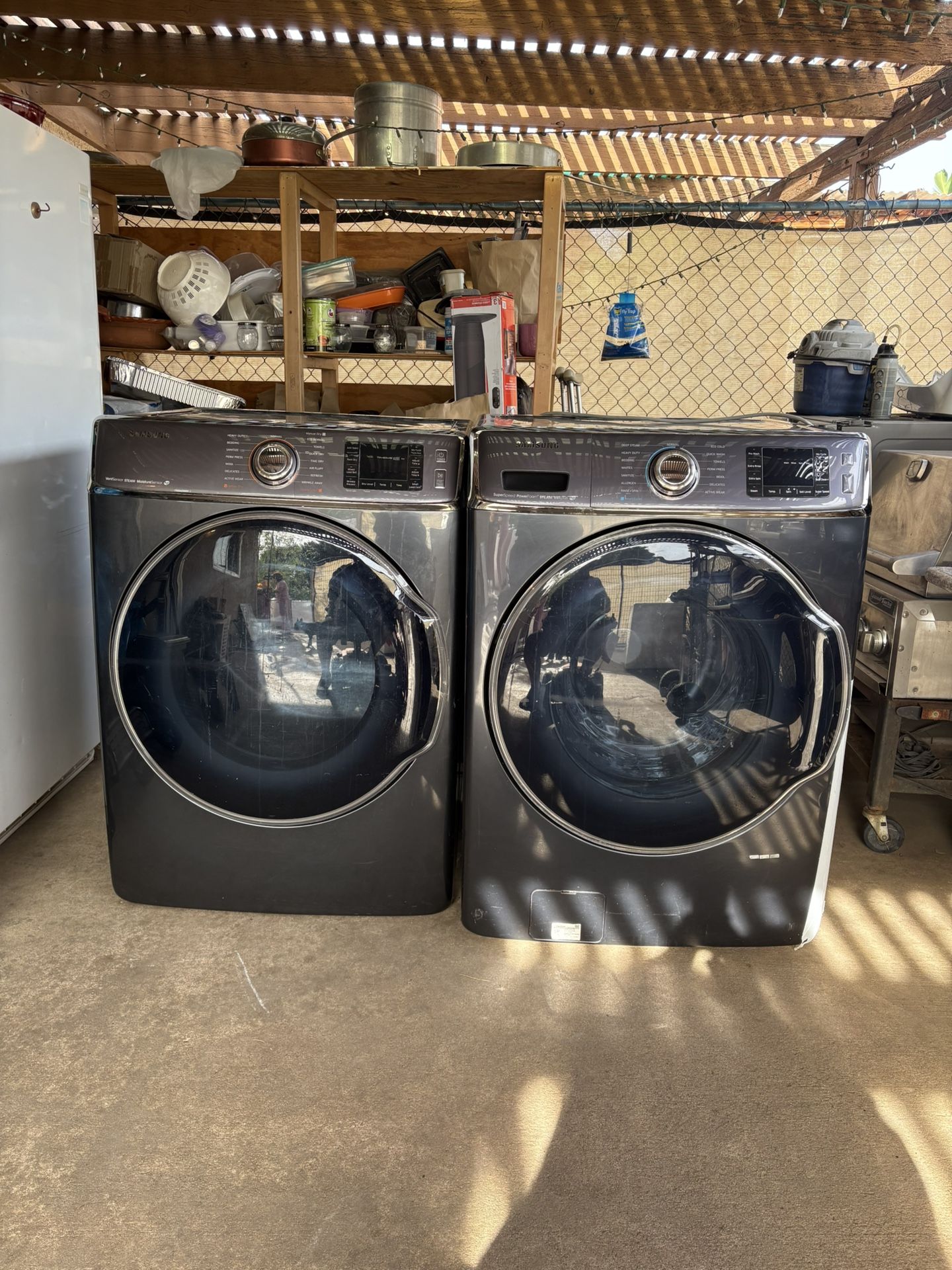 Extra Extra Large Samsung Washer, And Gas Dryer