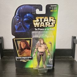 NEW Kenner Star Wars POTF  Malakili Rancor Keeper Green Card D