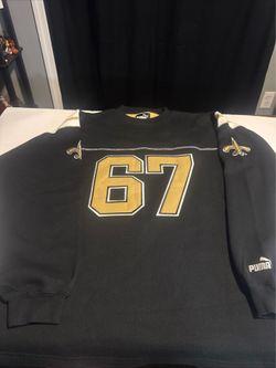 vintage large puma new orleans saints sweater