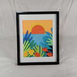*NEW* Original Handmade Boho Style Framed Landscape 3D Wall Art/ Artwork 