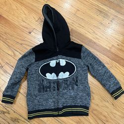 Batman Zipper Hoodie Size 6