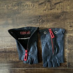 Erd Style fingerless Zipper gloves bought