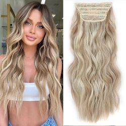 Blonde Beautiful Full Head Clip In Extension