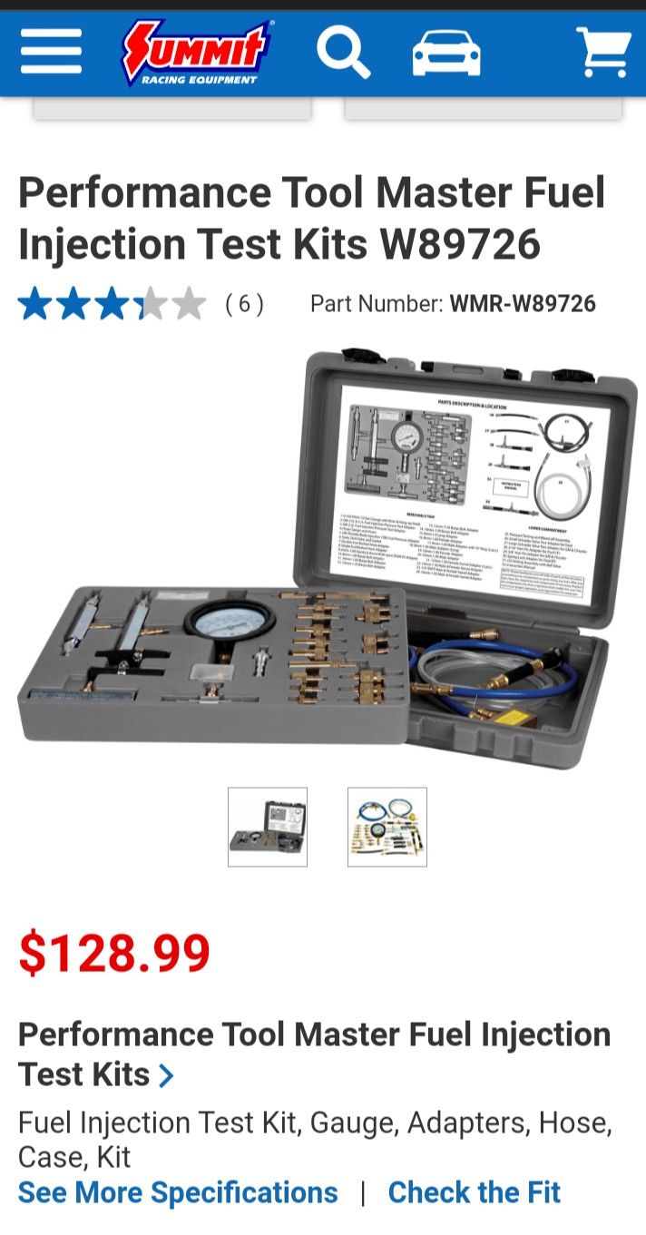 Fuel Injection Test Kit