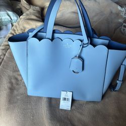blue Kate Spade Purse