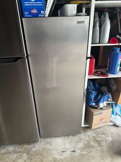 Vissani Upright Freezer/Fridge  (Stainless Steel)