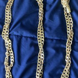 Gold Colored Chain 84 Inches Long