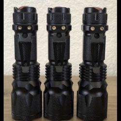 Set of 5 Torch Flashlights 250lm Water Resistant