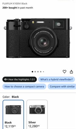 FUJIFILM X100VI Black
