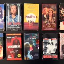Mega Lot of 50 VHS Movies – Includes Rare 80s Cult Film & Screeners