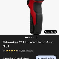 Milwaukee Temperature Gun