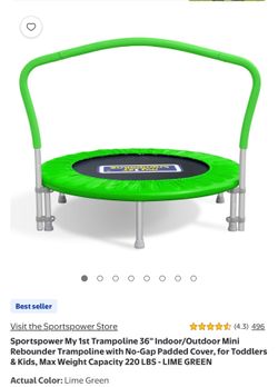 Kids trampoline indoor