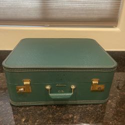 Vintage Lady Baltimore Suitcase Emerald Green