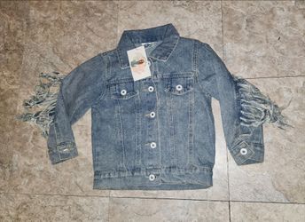 Girls new western style jean jacket 4t new