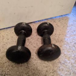 8 Pound Dumbbells 