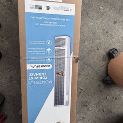 25,000 BTU/hr. Monterey Top-Vent Wall Furnace Natural Gas Natural Gas
