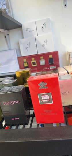 Designer, cologne, perfumes, and AirPods