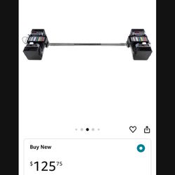 Dumbbells And Barbell With Weights 
