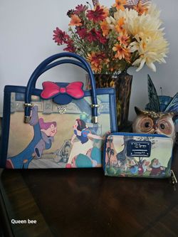 Snowwhite purse and wallet