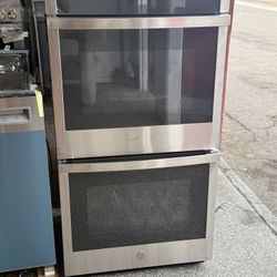 GE 27” Smart Built-In Double Wall Oven with 8.6 cu. ft. Total Capacity,