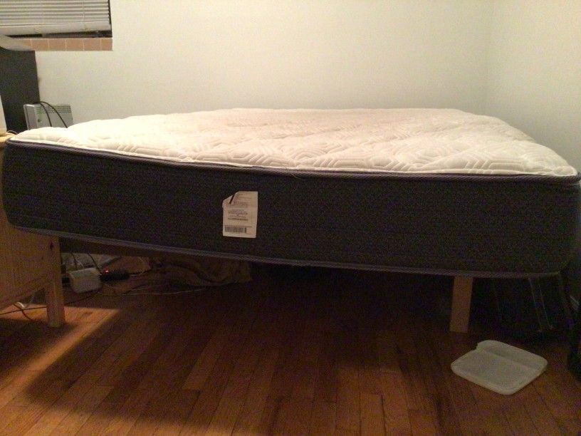 Sleepy's Mattress and Ikea Bedstand