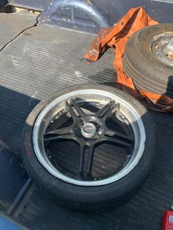 1 tire and rim
