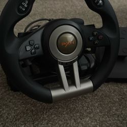 Xbox Steering Wheel And Pedals (USED)