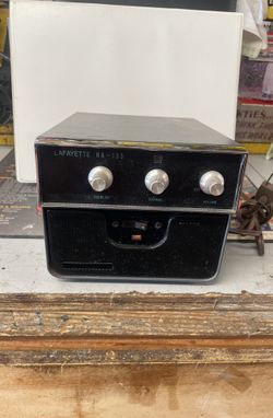 Lafayette HA 155 Radio And Lafayette HB 502B Power Supply