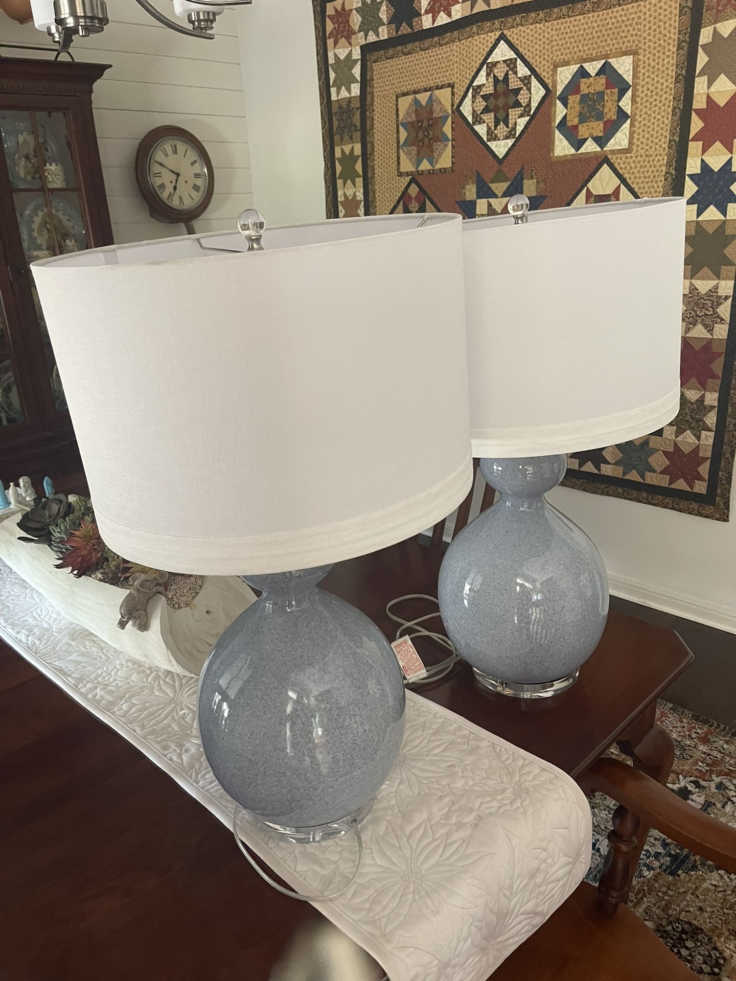 Lamps Table Light Blue