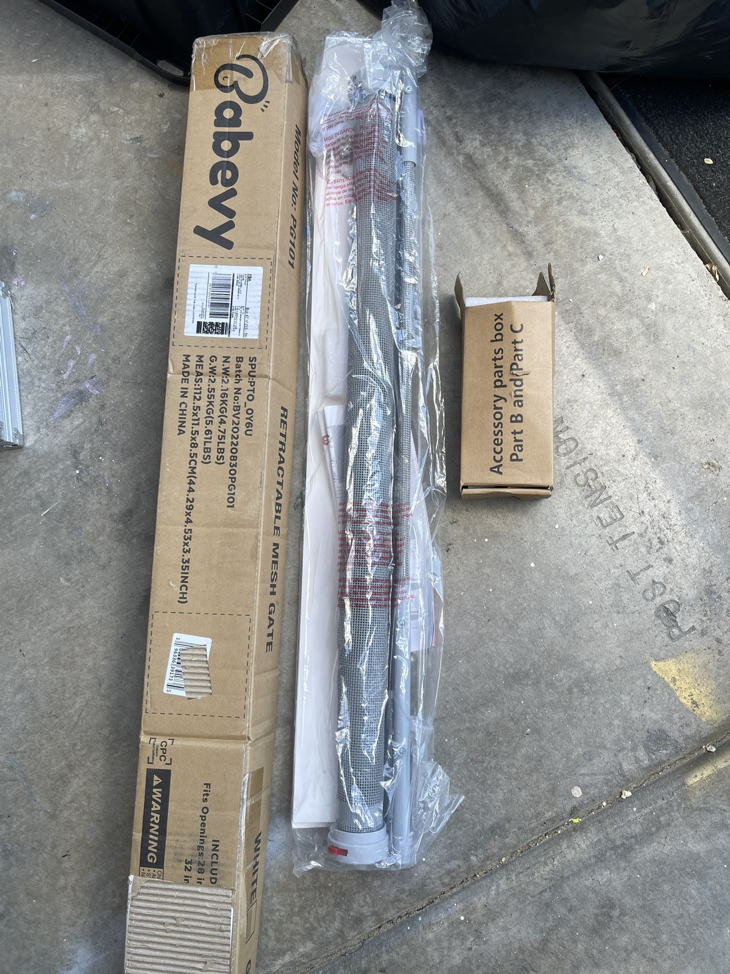 Babevy Retractable Mesh Gate