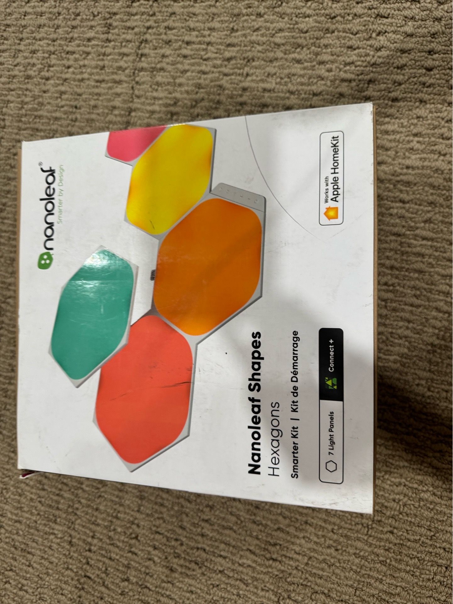 BRAND NEW Nanoleaf Shapes Hexagons Smarter KIT 7 Panels - Multicolor