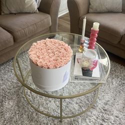 Gold Coffee Table 