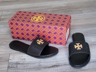 Tory burch black sandals