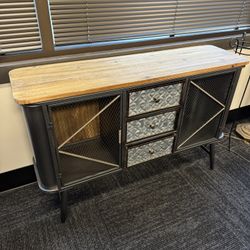 Industrial Console Table 