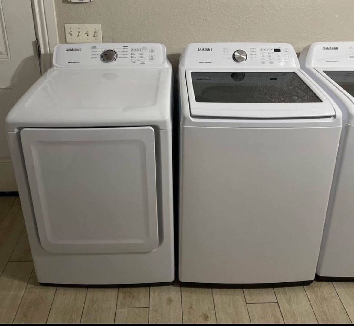 Samsung Washer And Samsung Dryer