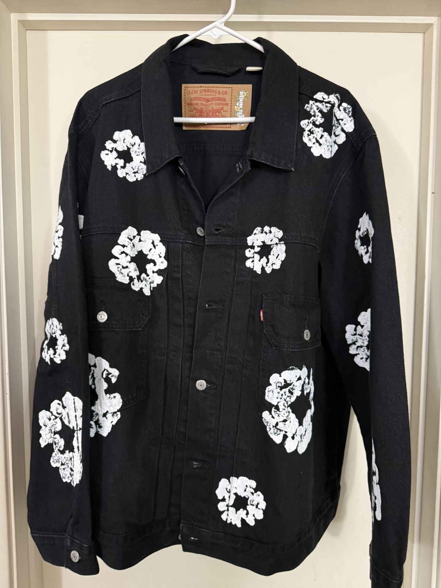 Denim Tears X Levis Black Denim Jacket XXL
