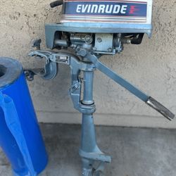 2 HP Evinrude Outboard engine.