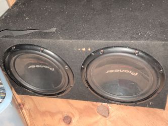 Pioneer 12 inch dual subwoofers
