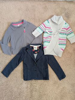 Toddler Jacket/Cardigan Bundle - Size: 4T