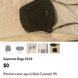 Ss18 SUPREME Bags