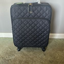 Kate Spade Black Quilted Luggage