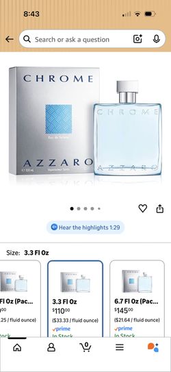 Azzaro Chrome 100 ml